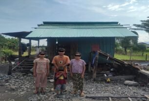 cristãos em Myanmar recebem abrigos após ataques militares