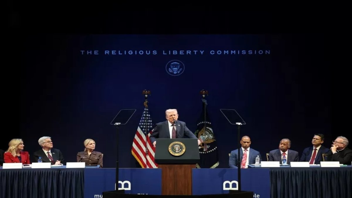 Presidente Trump em evento sobre liberdade religiosa nos Estados Unidos