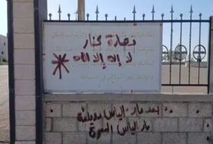 Síria perseguição religiosa: ameaças em muros de igrejas em 2026