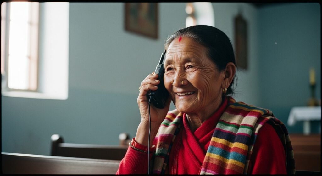 Ex-bruxa encontra Jesus no Nepal e agora ouve a Bíblia em áudio com alegria