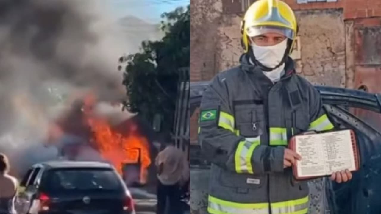 Bíblia Resiste a Incêndio e Surpreende em Goiás: Um Sinal de Esperança em Meio à Tragédia 1 Bíblia fica intacta