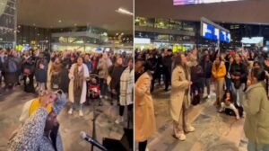 ### Multidão Louva em Estação de Trem na Holanda: Uma Celebração de Fé em Meio à Correria …