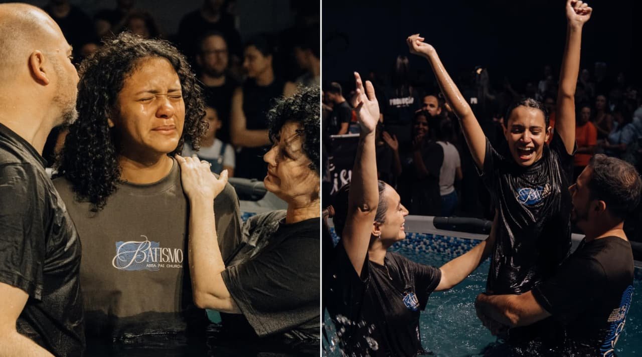 Uma celebração grandiosa de fé e esperança ocorreu em Criciúma, Santa Catarina, quando a ABBA PAI Church realizou um batismo que reuniu mais de 400 pessoas, incluindo famílias inteiras. 1 Igreja batiza mais