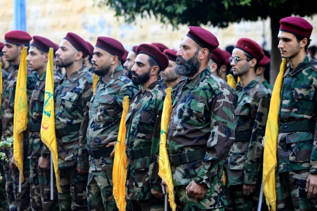Combatentes do Hezbollah Foto AFP