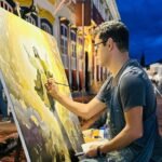 Arte e Espiritualidade: Pastor Usa Pinturas ao Vivo para Evangelizar em São João Del Rei