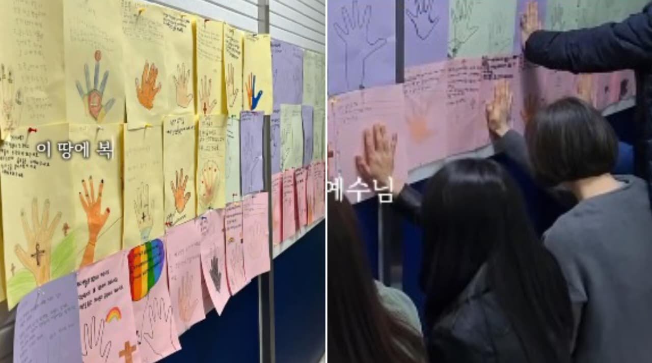 Escola faz mural