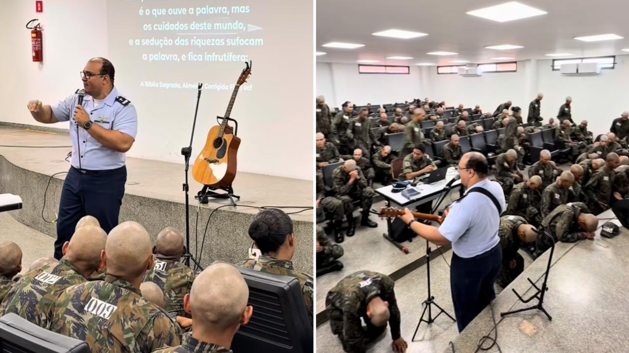 Capelão militar encoraja