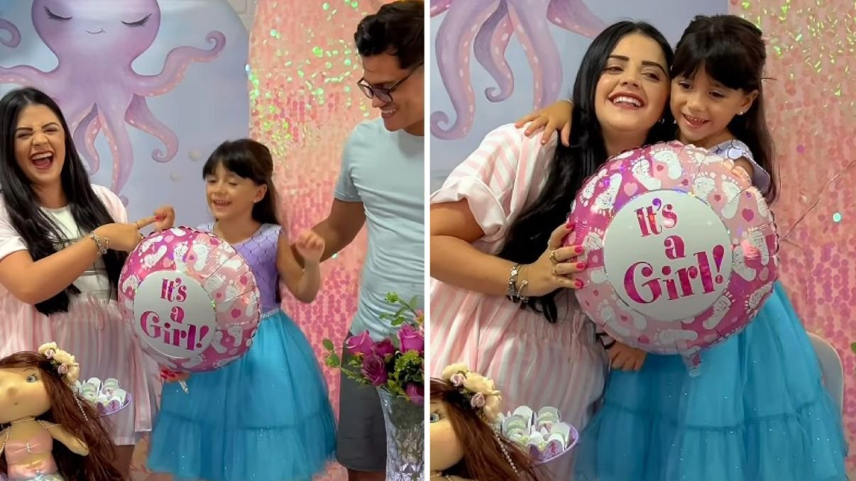 A Revelação Divina: Menina de 5 Anos Anuncia a Gravidez da Mãe 1 Menina anuncia gravidez