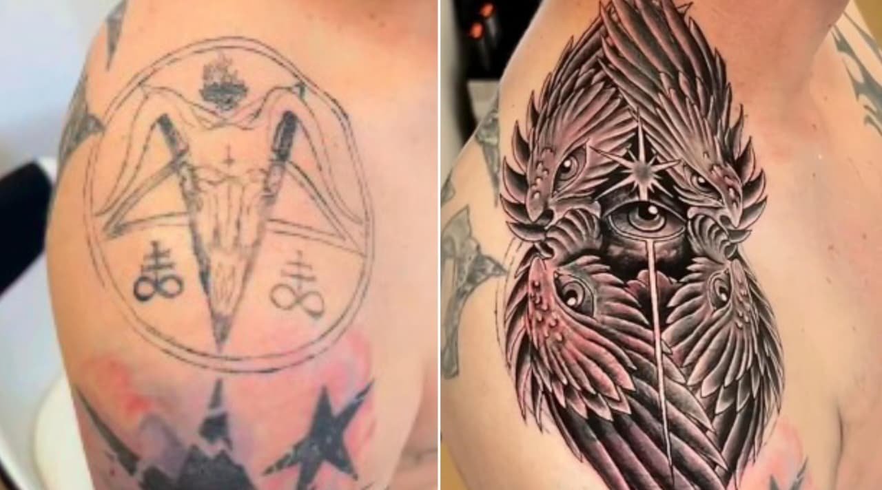 ### Um Novo Começo: Tatuador Cristão Transforma Marca do Passado em Esperança e Fé 1 Tatuador cristão transforma