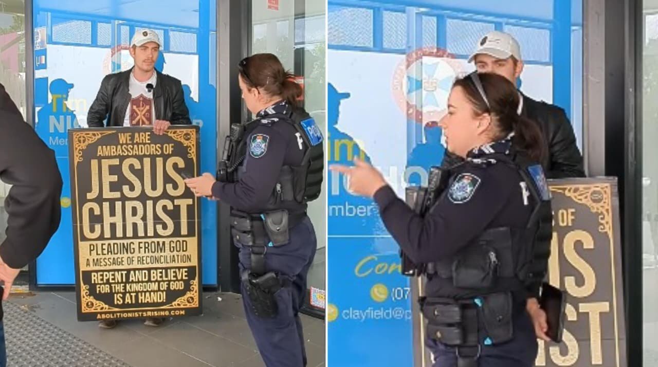 ### Evangelista Enfrenta Ameaça de Prisão Após Manifestação Pacífica Contra o Aborto na Aus... 1 Evangelista é ameaçado
