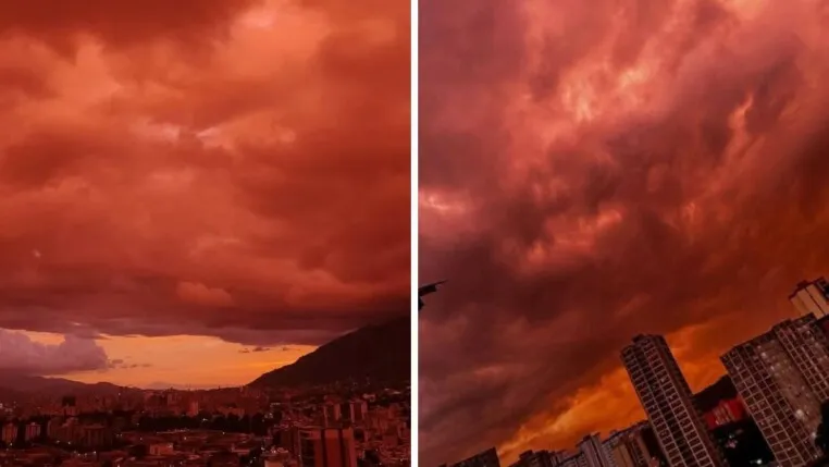 Céu Vermelho na Venezuela: Fenômeno Natural ou Sinal Divino? 1 O céu vermelho