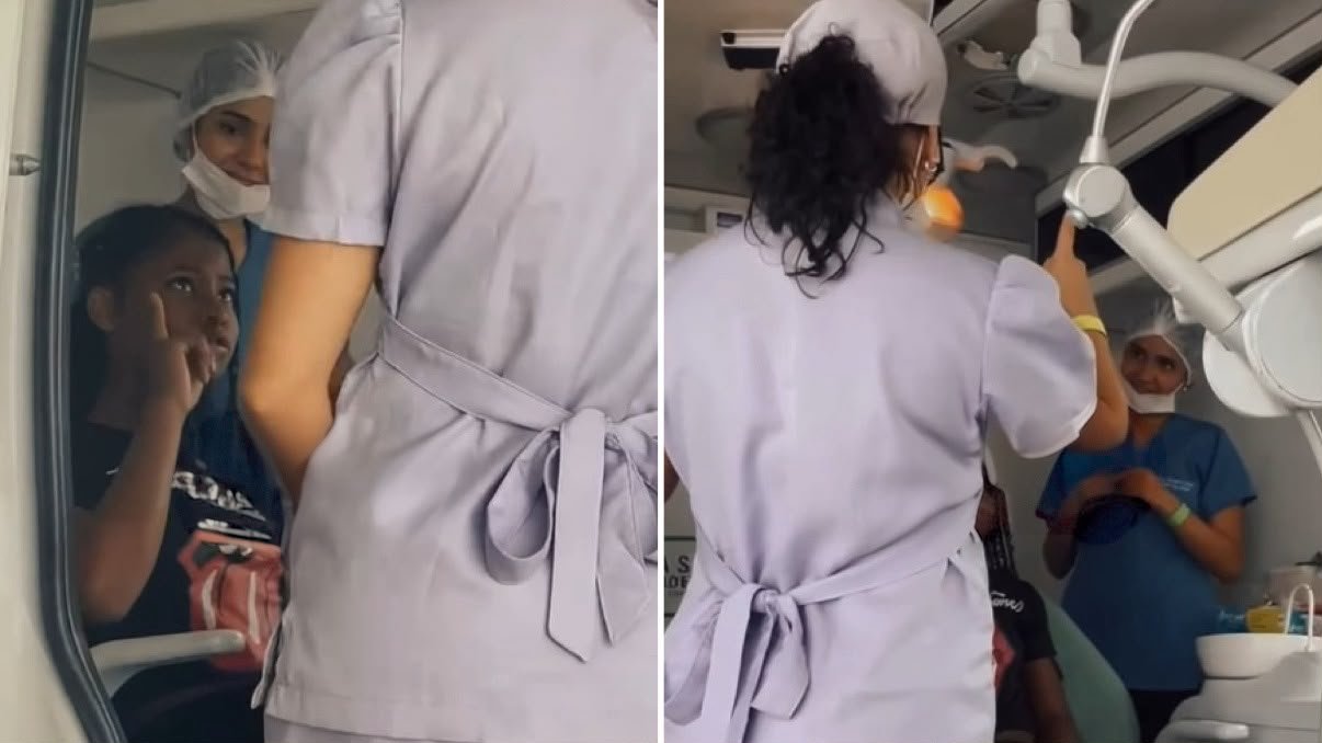 Dentista evangeliza paciente surda no sertão e destaca inclusão l... 1 Dentista evangeliza paciente