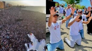 Milhares de venezuelanos se unem em marcha pela fé em Jesus Cristo