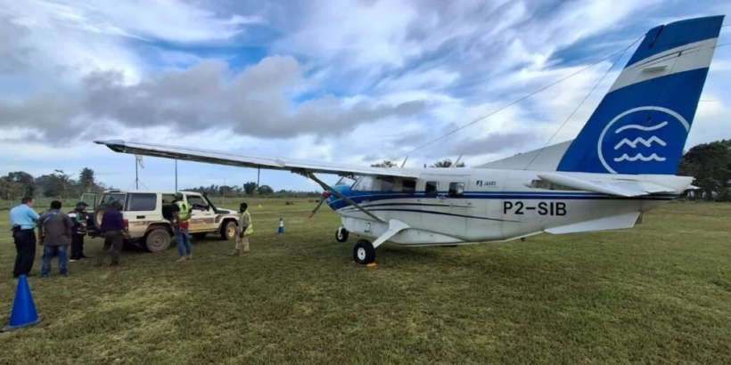 Missão aérea leva