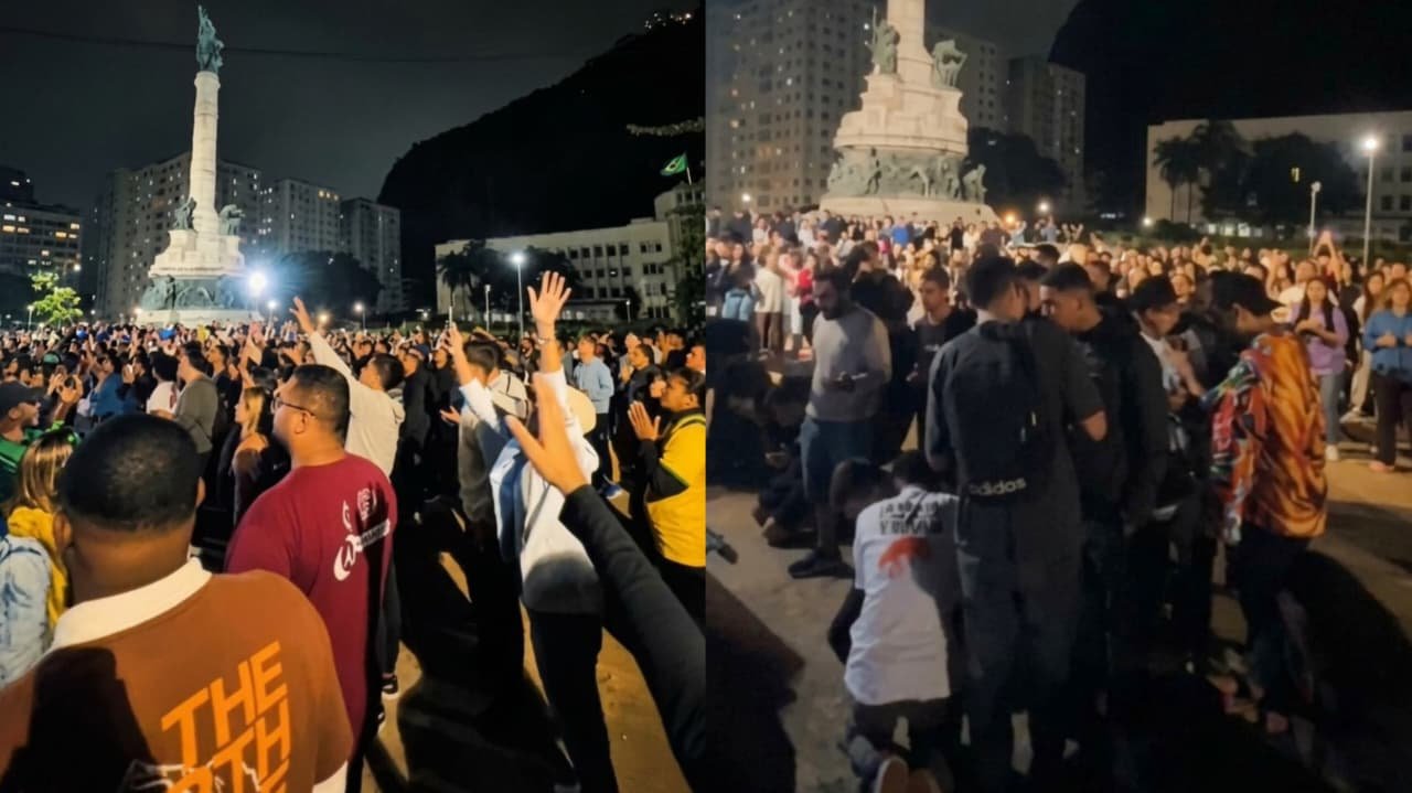 Jovens clamam por avivamento nas universidades do Rio de Janeiro 1 Jovens se reúnem
