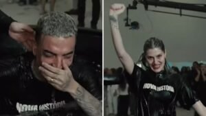 MC Guimê e Fernanda Stroschein: um passo de fé em batismo emocion…